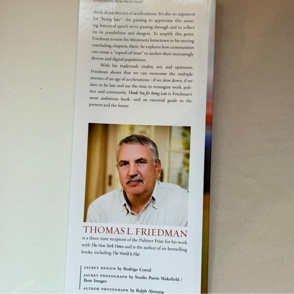 Thank You For Being Late by Thomas L. Friedman | Non-Fiction | Hardcover Book - Picture 8 of 9
